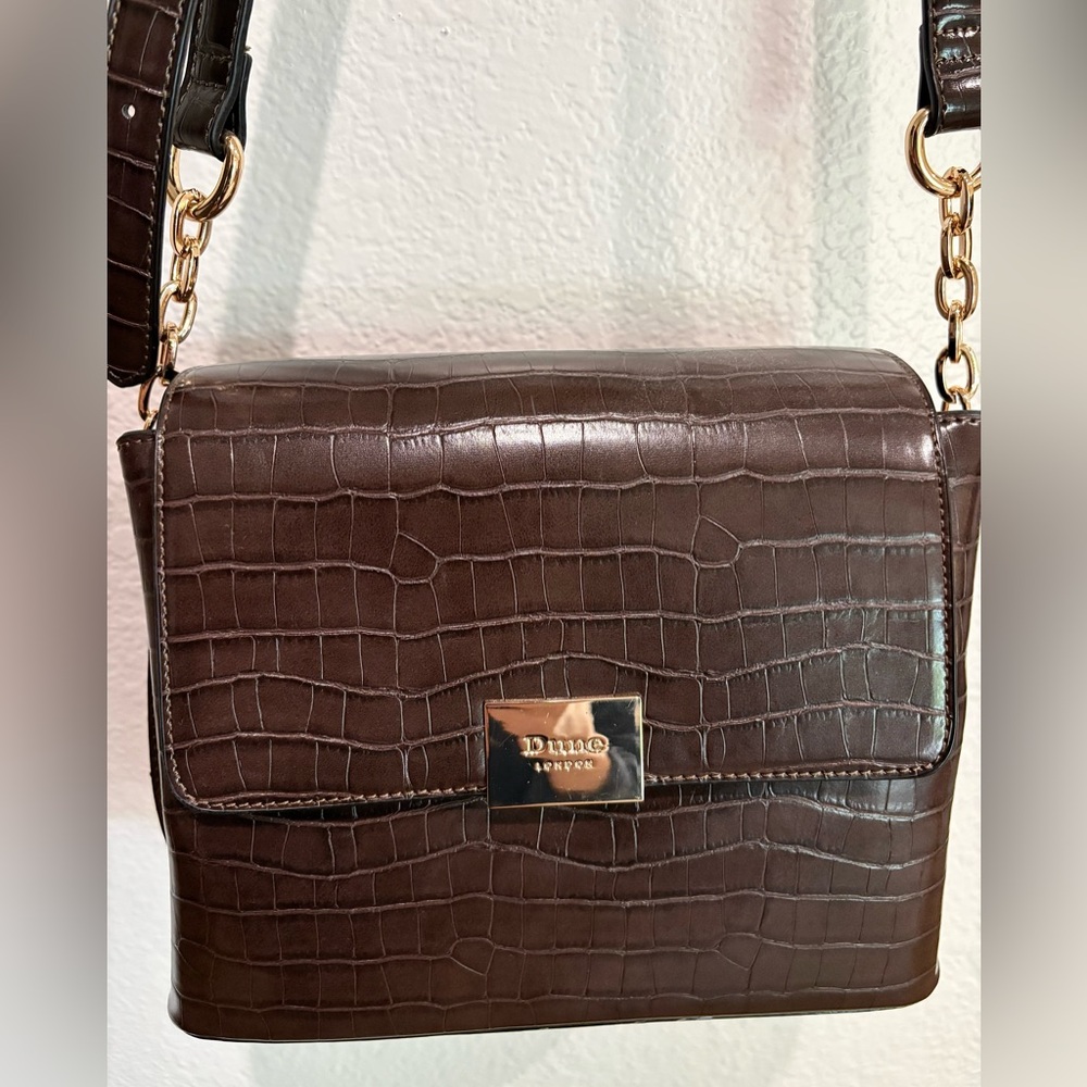 Croc-Embossed Purse | Dune - Picture 5 of 6